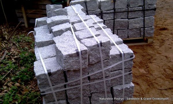 Granit Mauersteine, Granitsteine, Granitmauer 20x20x40 cm